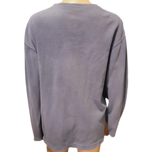 Paper Denim & Cloth Blue Thermal Henley Medium - Picture 3 of 6